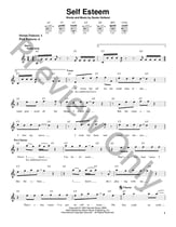 Self Esteem Guitar and Fretted sheet music cover